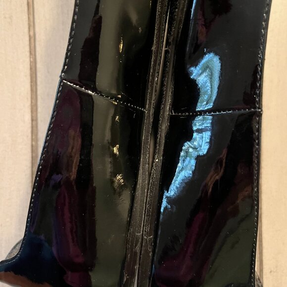 Black patent shoes/ size 10/Liz Claiborne - Picture 6 of 7